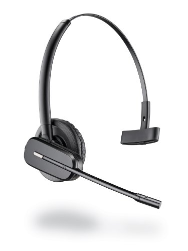 Plantronics - CS540 Wireless DECT Headset with HL-10 Lifter (Poly) - Single Ear (Mono) Convertible (3 wearing styles…
