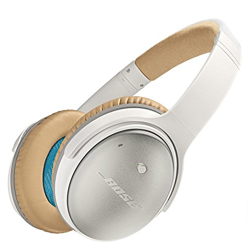Bose QuietComfort 25 Acoustic Around-Ear Noise Cancelling Headphones for Apple Devices - White